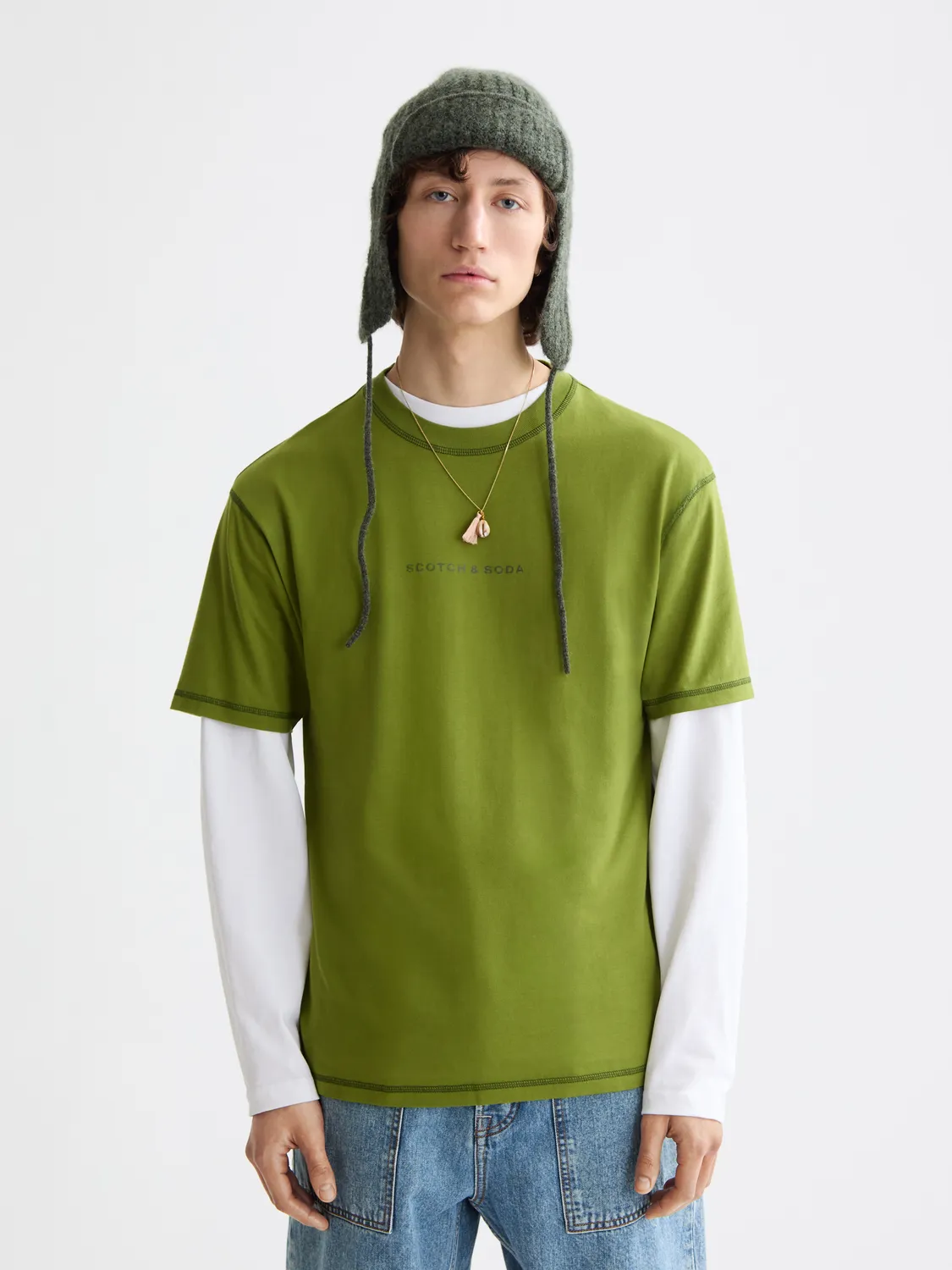 Logo t-shirt sold by Scotch & Soda