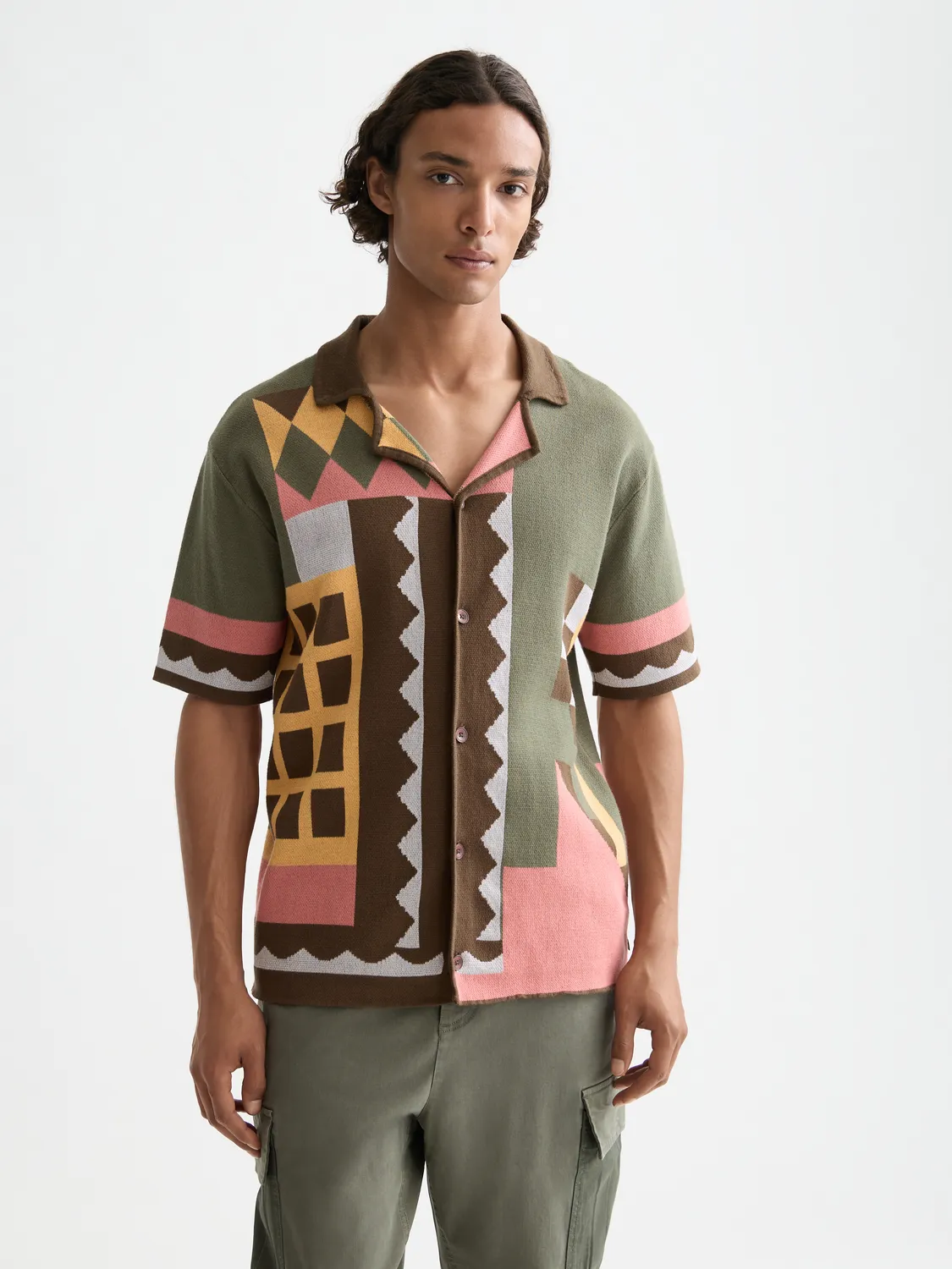 Knitted short-sleeved shirt sold by Scotch & Soda