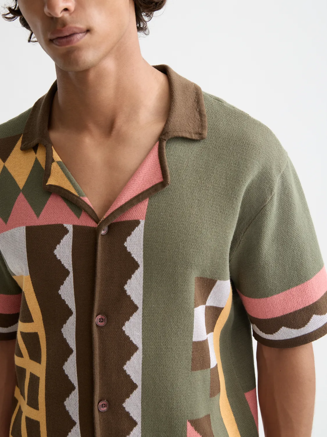 Knitted short-sleeved shirt sold by Scotch & Soda product image thumbnail 5
