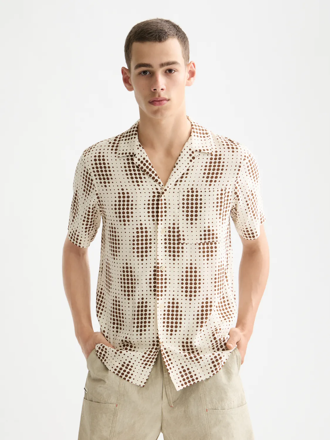 Printed short sleeved shirt sold by Scotch & Soda