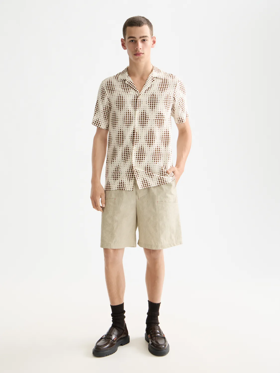 Printed short sleeved shirt sold by Scotch & Soda product image thumbnail 4