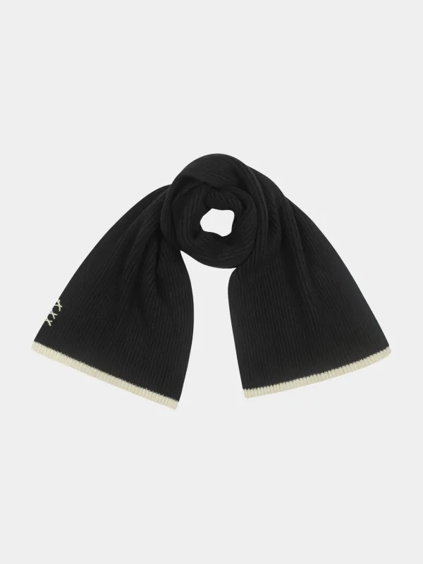 Ribbed scarf made by Scotch & Soda