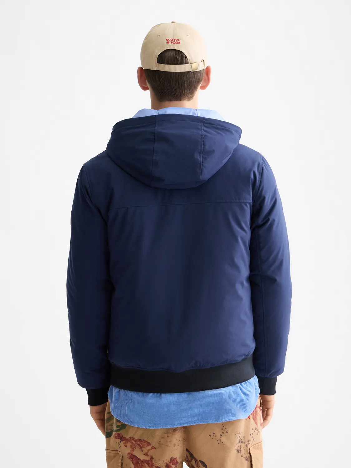 Hooded softshell jacket sold by Scotch & Soda product image thumbnail 3