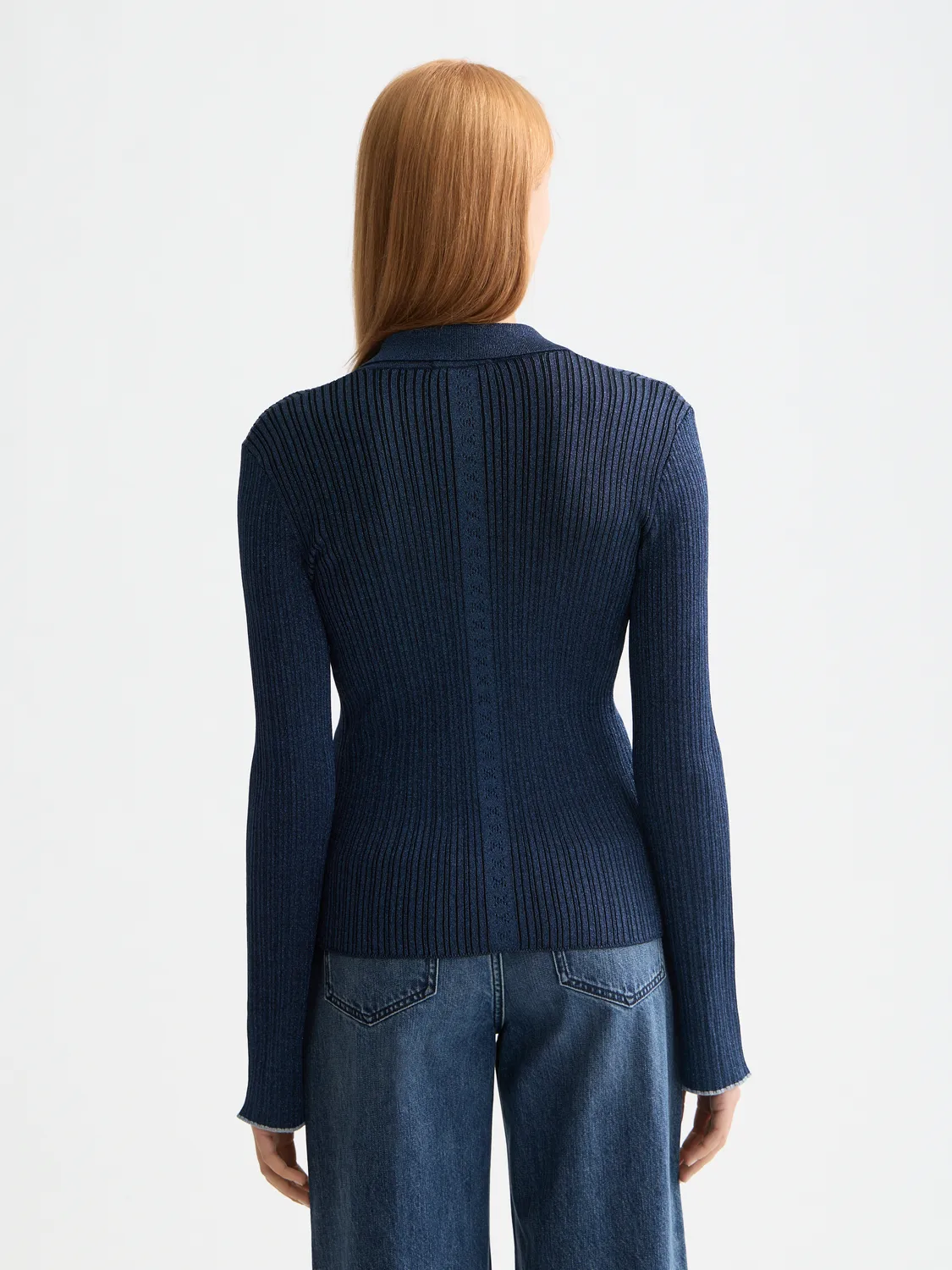 Metallic fitted button-up top sold by Scotch & Soda product image thumbnail 3
