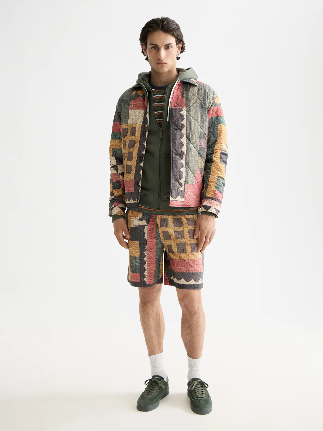 Patchwork overshirt sold by Scotch & Soda product image thumbnail 4