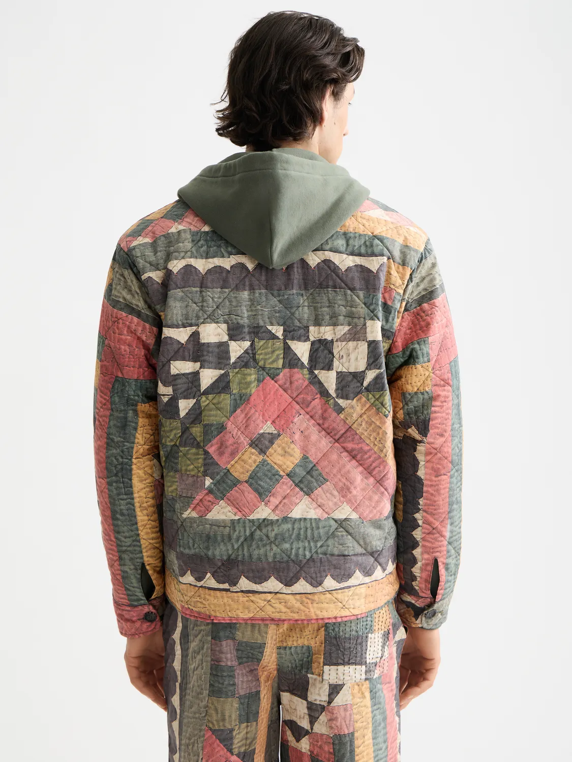 Patchwork overshirt sold by Scotch & Soda product image thumbnail 3