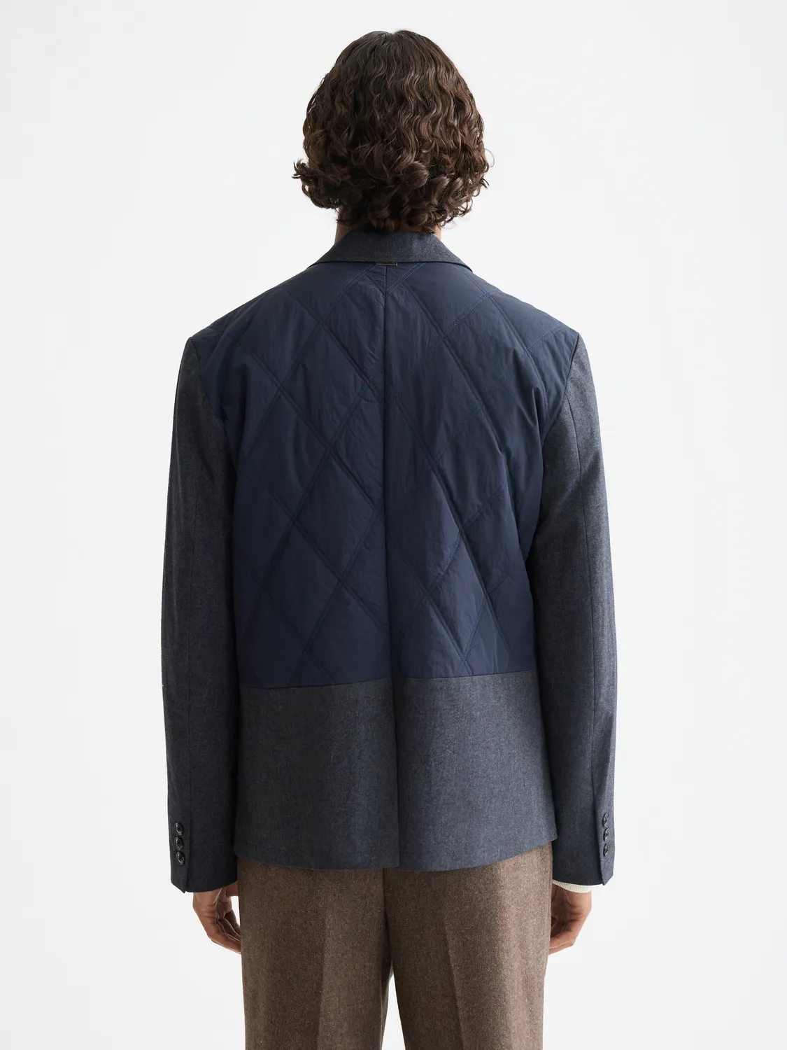 Colourblock padded blazer sold by Scotch & Soda product image thumbnail 3