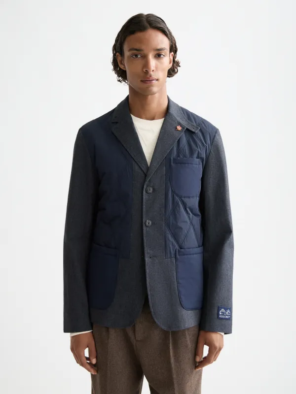 Colourblock padded blazer made by Scotch & Soda