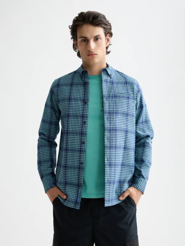 Shadow check double face shirt made by Scotch & Soda