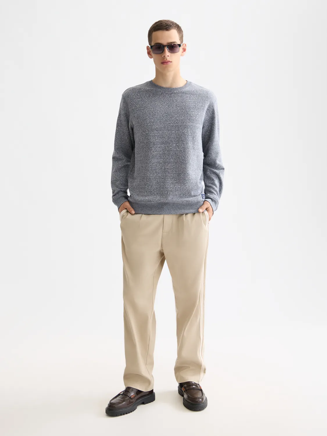 Melange sweatshirt sold by Scotch & Soda product image thumbnail 4