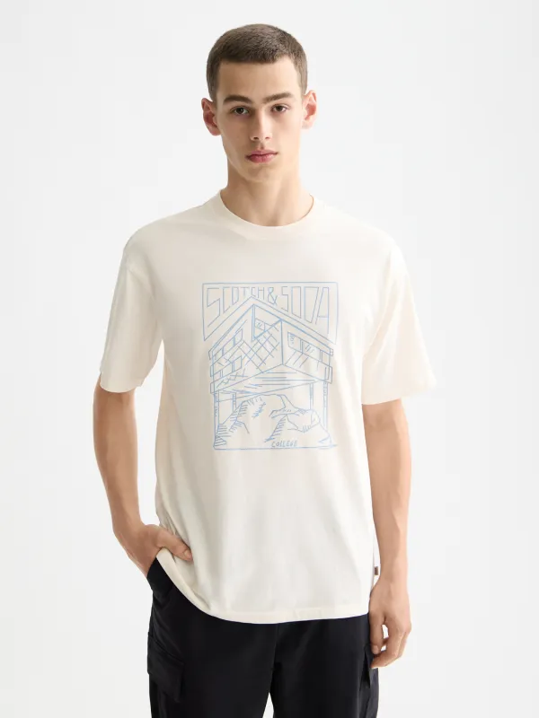 Graphic t-shirt made by Scotch & Soda