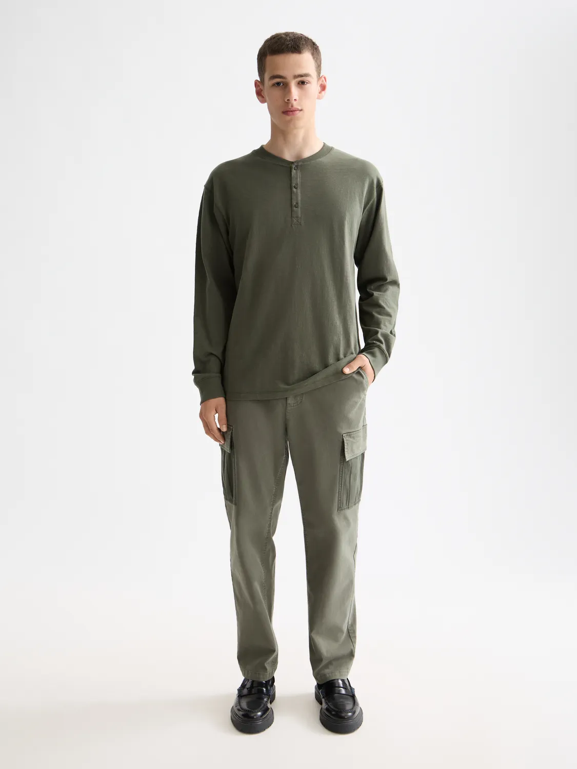 Slub Henley t-shirt sold by Scotch & Soda product image thumbnail 4