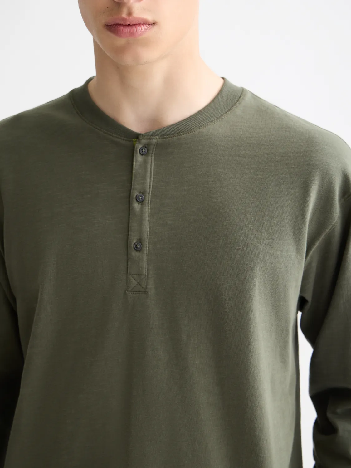 Slub Henley t-shirt sold by Scotch & Soda product image thumbnail 5