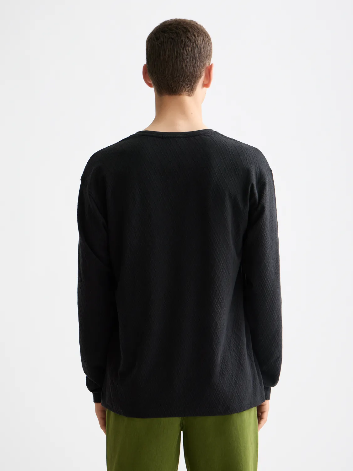 Jacquard long-sleeved t-shirt sold by Scotch & Soda product image thumbnail 3