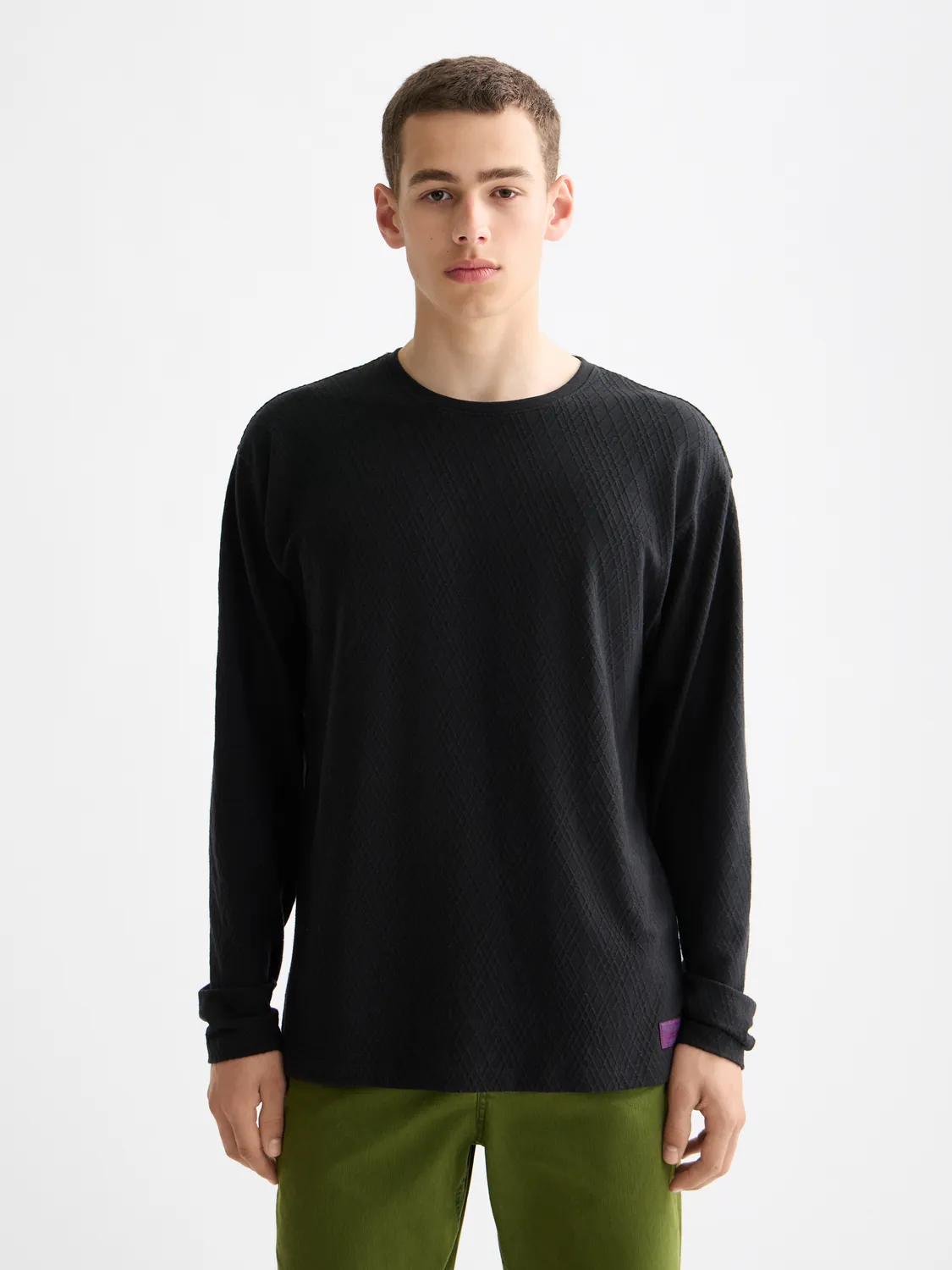 Jacquard long-sleeved t-shirt sold by Scotch & Soda