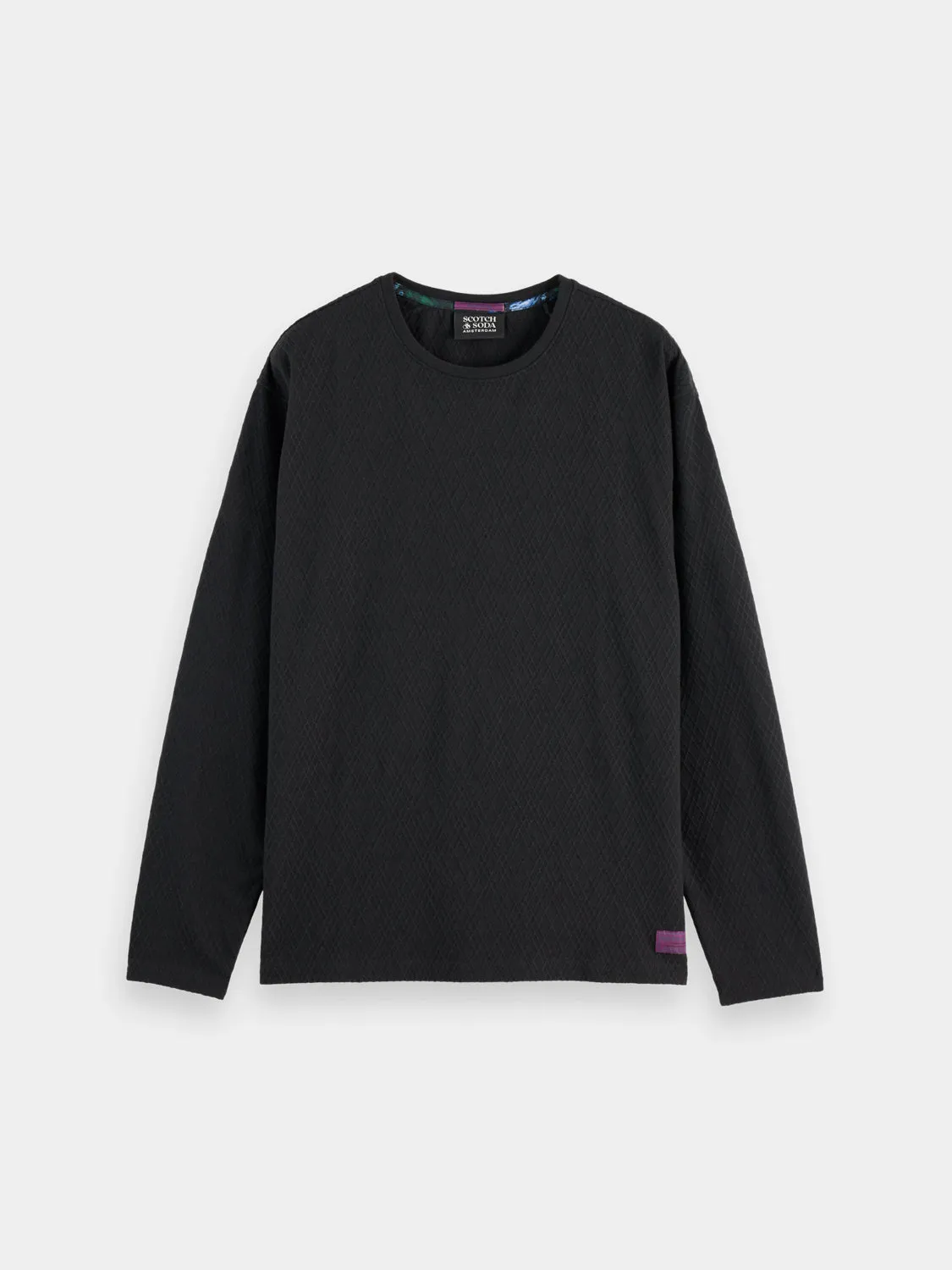 Jacquard long-sleeved t-shirt sold by Scotch & Soda product image thumbnail 2