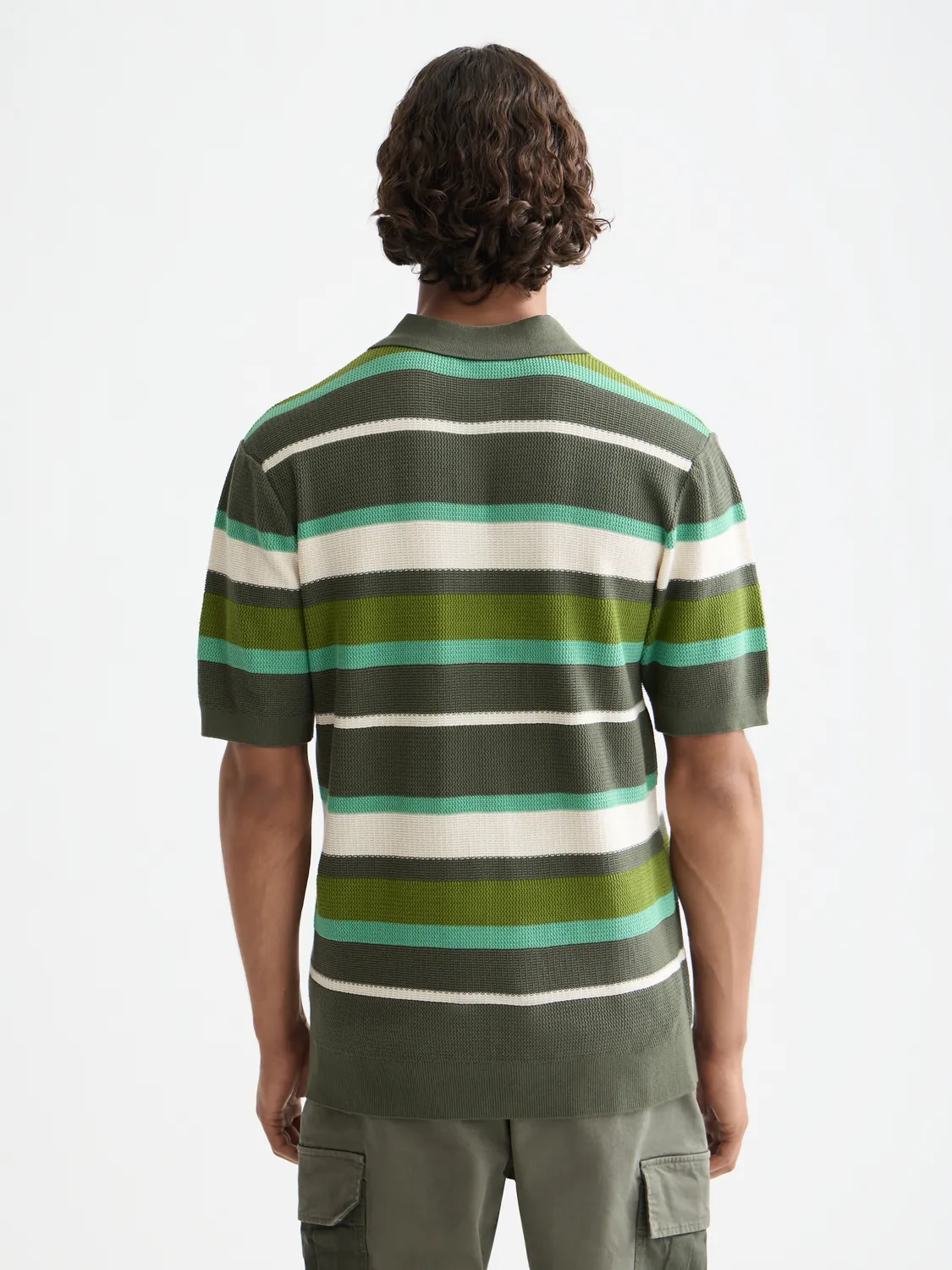 Knitted striped polo sold by Scotch & Soda product image thumbnail 3