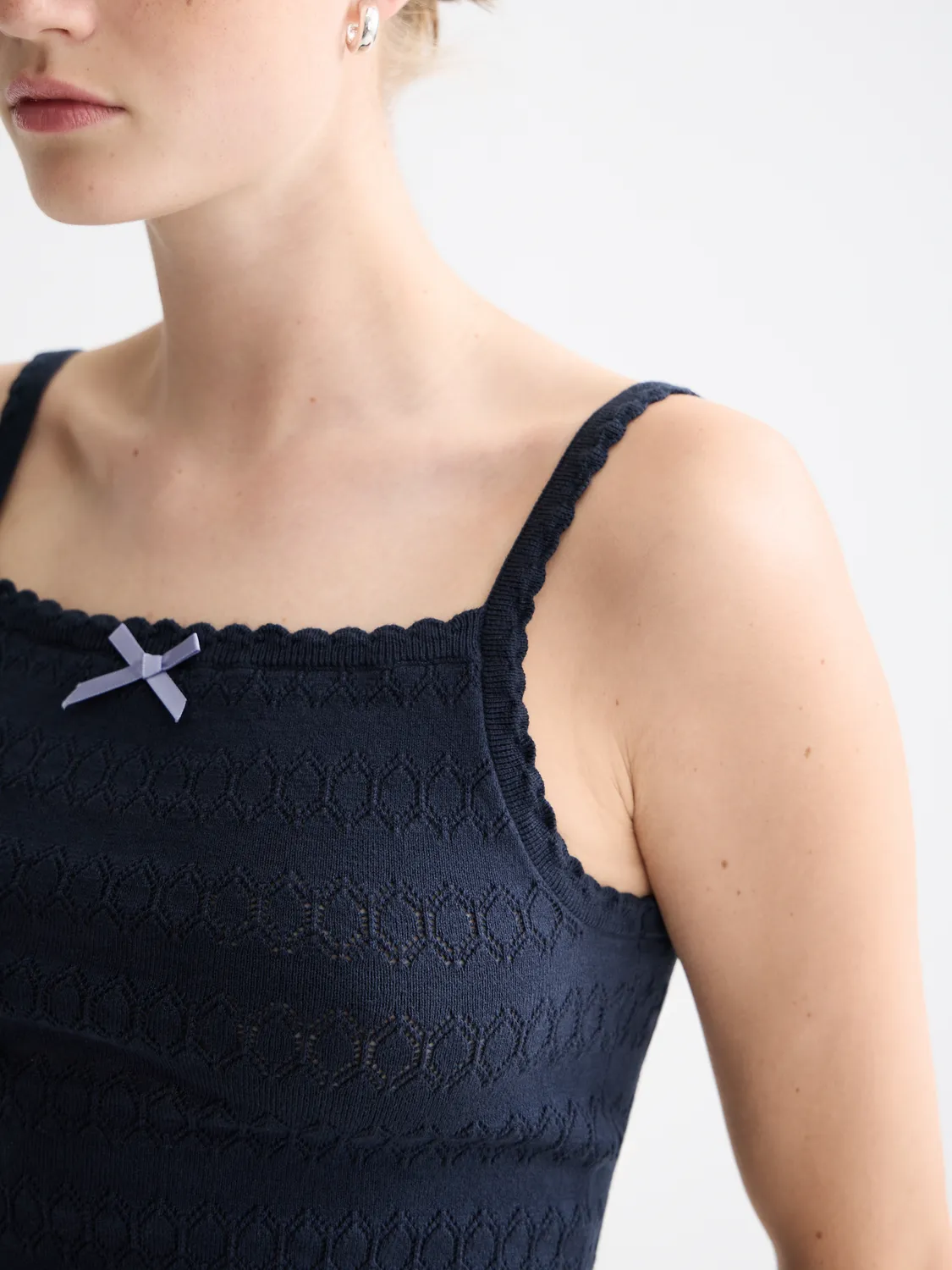 Pointelle knitted tank sold by Scotch & Soda product image thumbnail 5