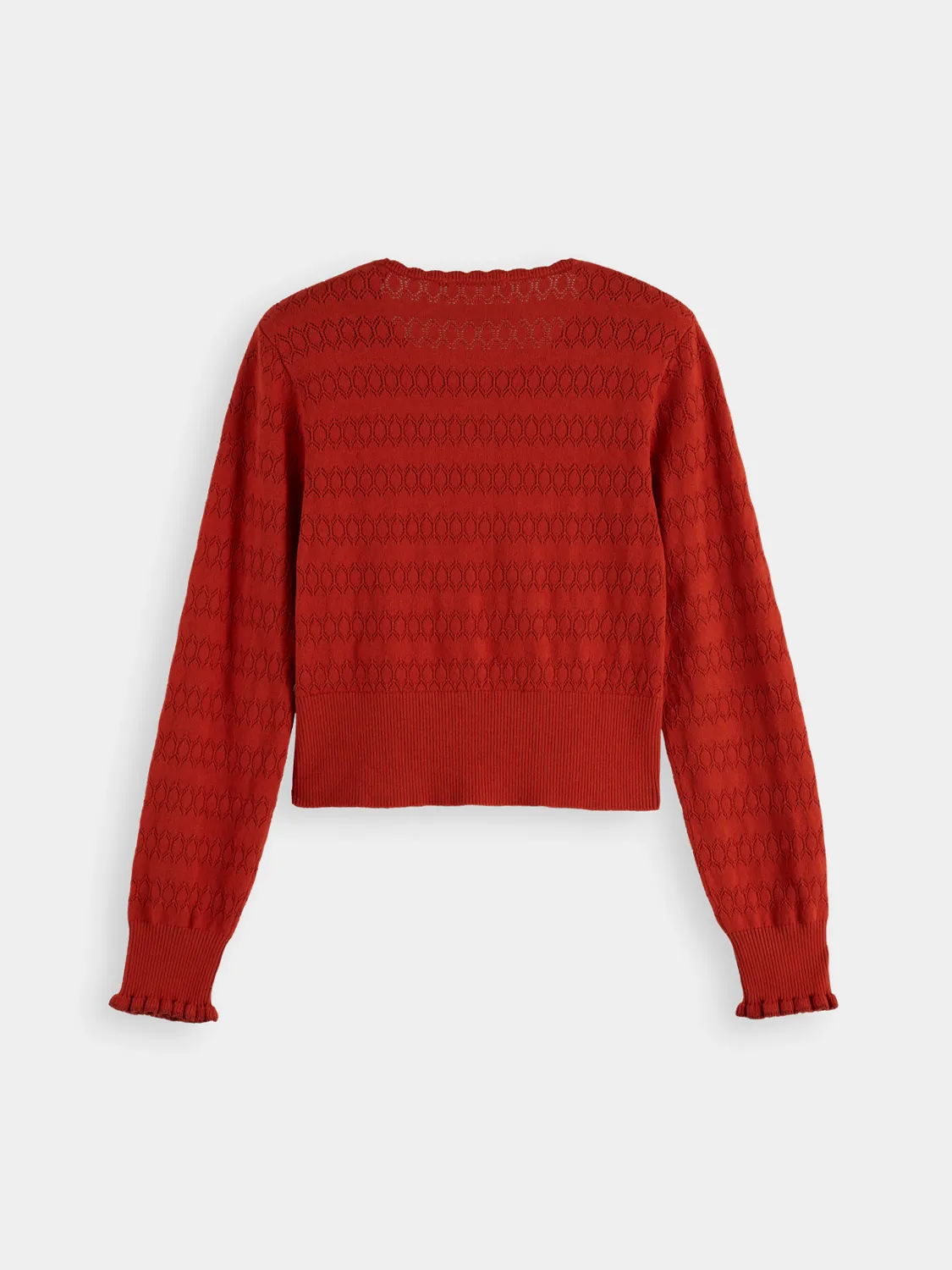 Pointelle knitted cardigan sold by Scotch & Soda product image thumbnail 5