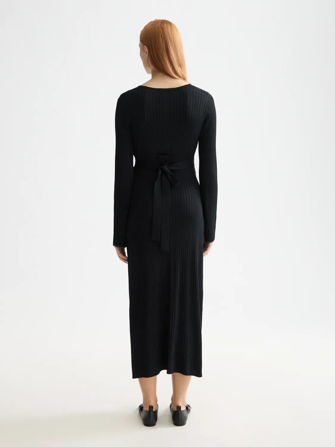 Ribbed wrap dress sold by Scotch & Soda product image thumbnail 3