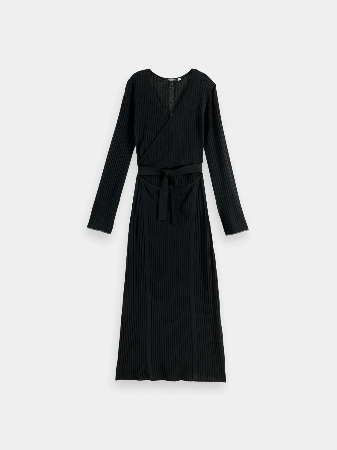 Ribbed wrap dress sold by Scotch & Soda product image thumbnail 2