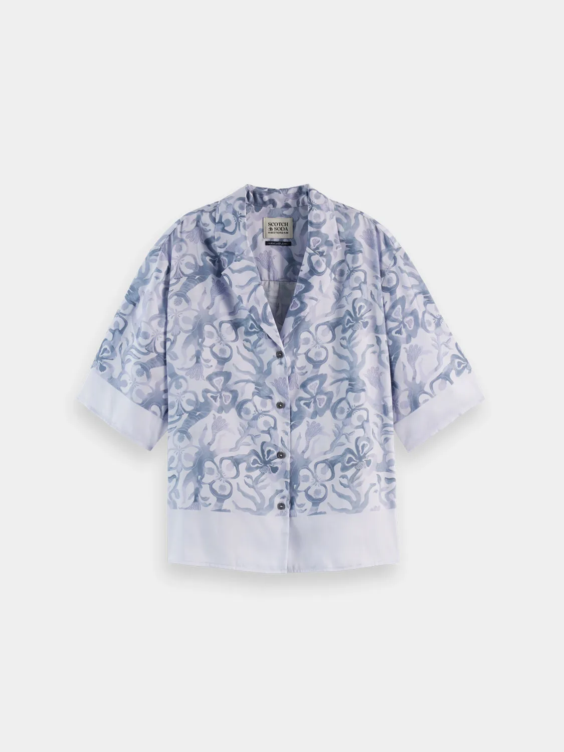 Printed short-sleeved shirt sold by Scotch & Soda product image thumbnail 2