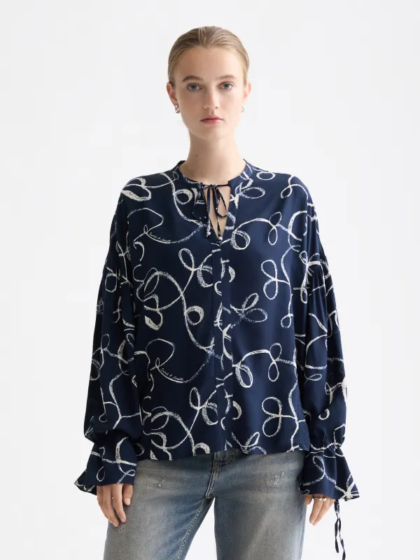 Draw string blouse made by Scotch & Soda