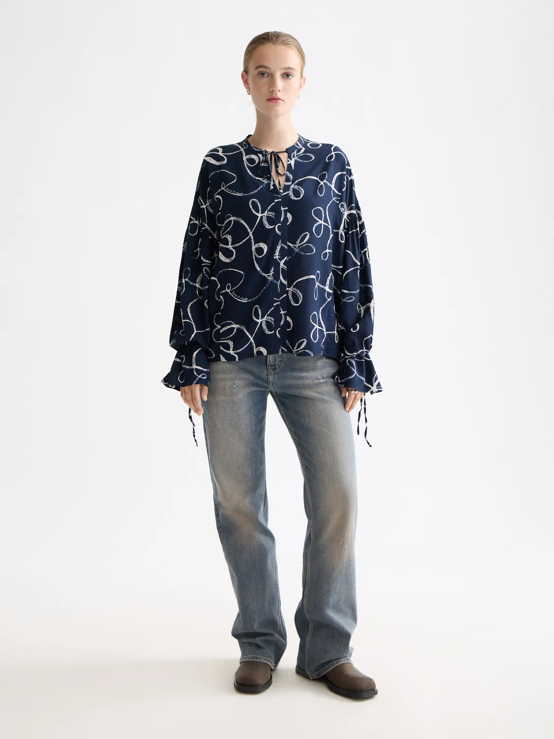 Draw string blouse sold by Scotch & Soda product image thumbnail 4