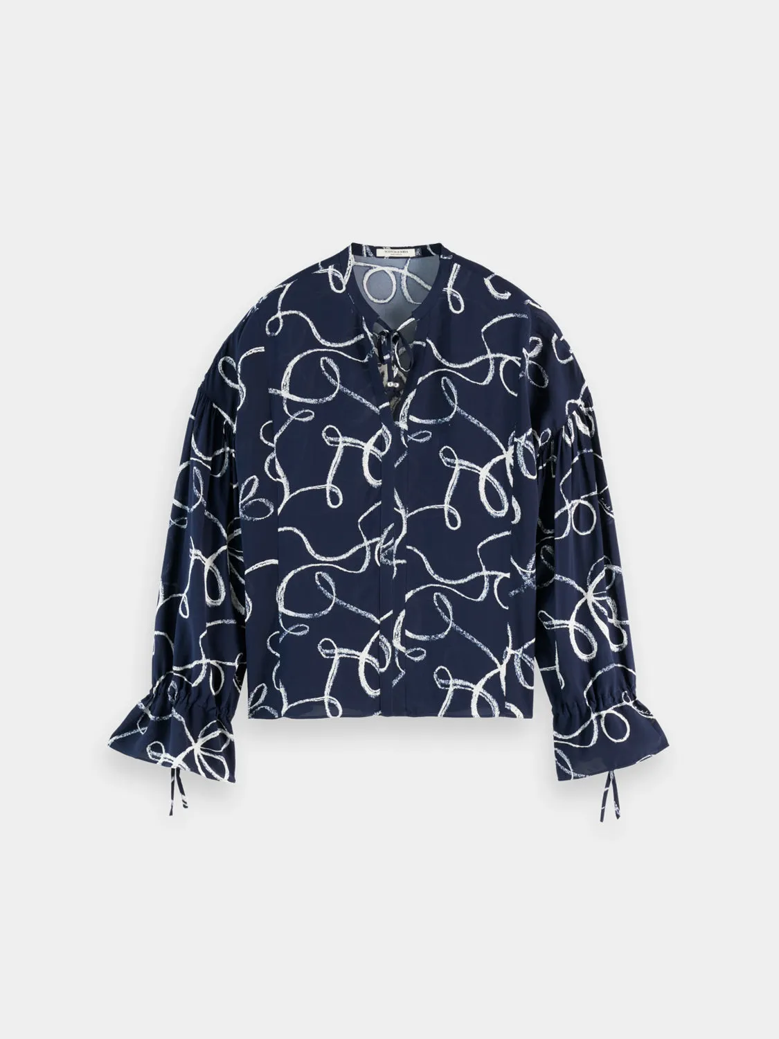 Draw string blouse sold by Scotch & Soda product image thumbnail 2