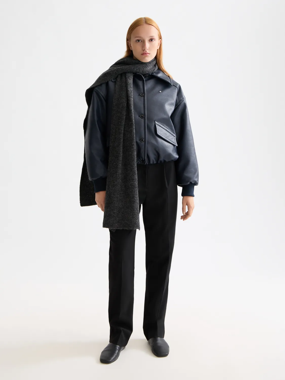 Faux leather bomber jacket sold by Scotch & Soda product image thumbnail 4