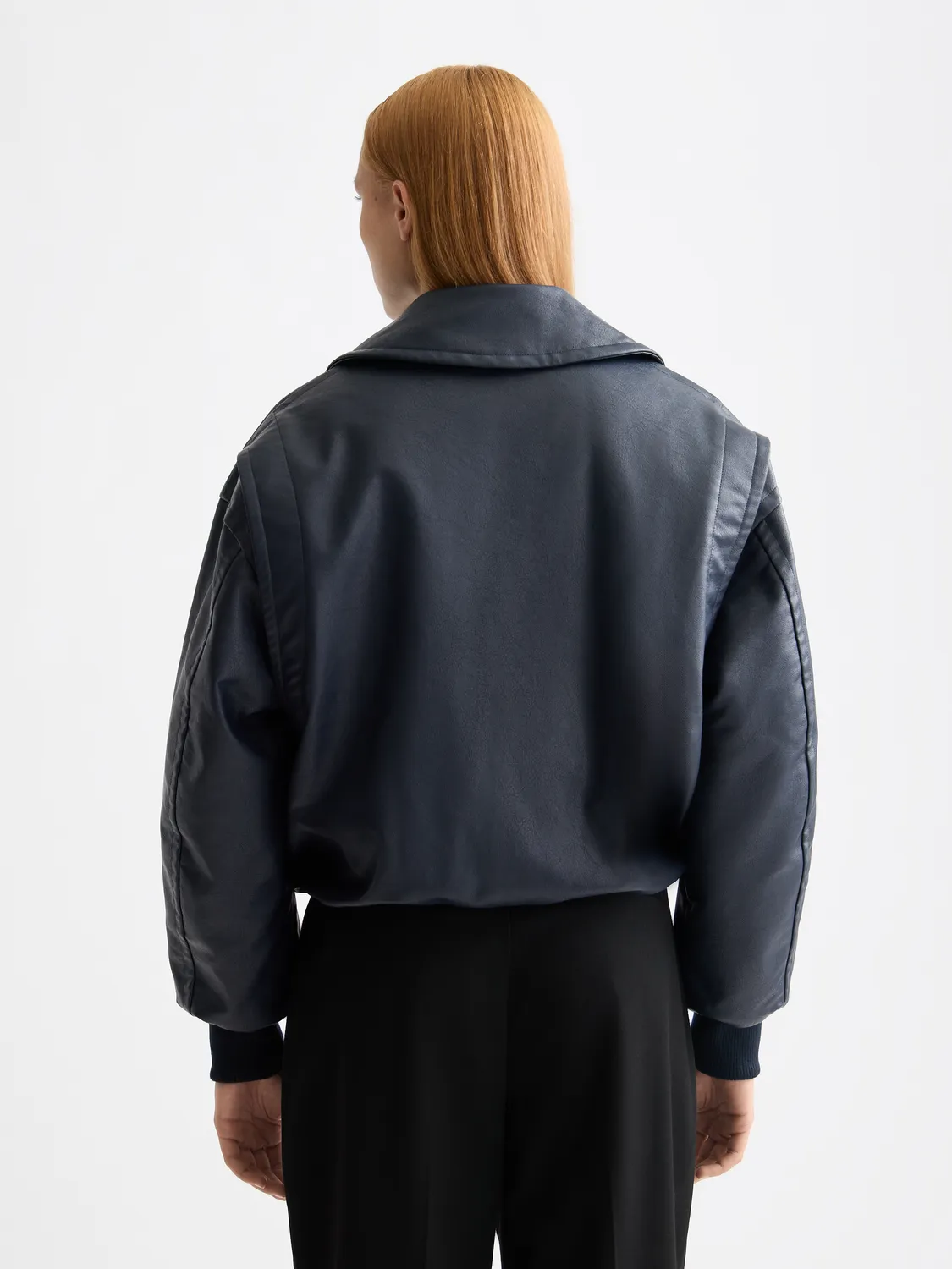 Faux leather bomber jacket sold by Scotch & Soda product image thumbnail 3