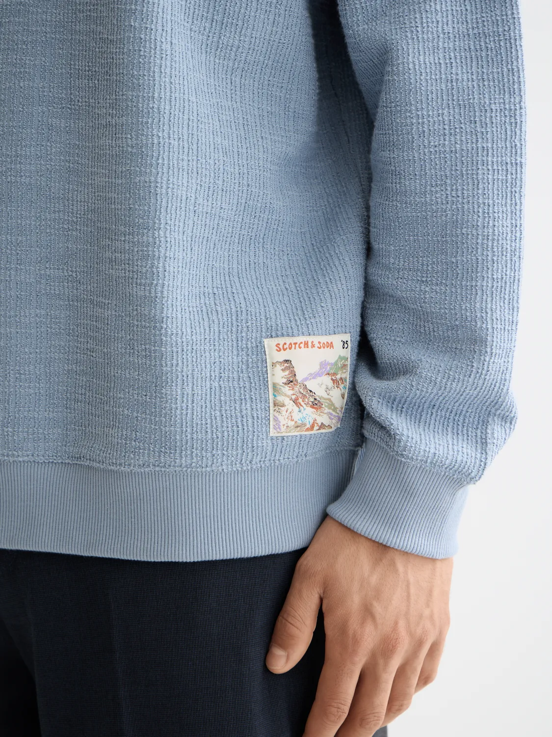 Textured sweatshirt sold by Scotch & Soda product image thumbnail 5
