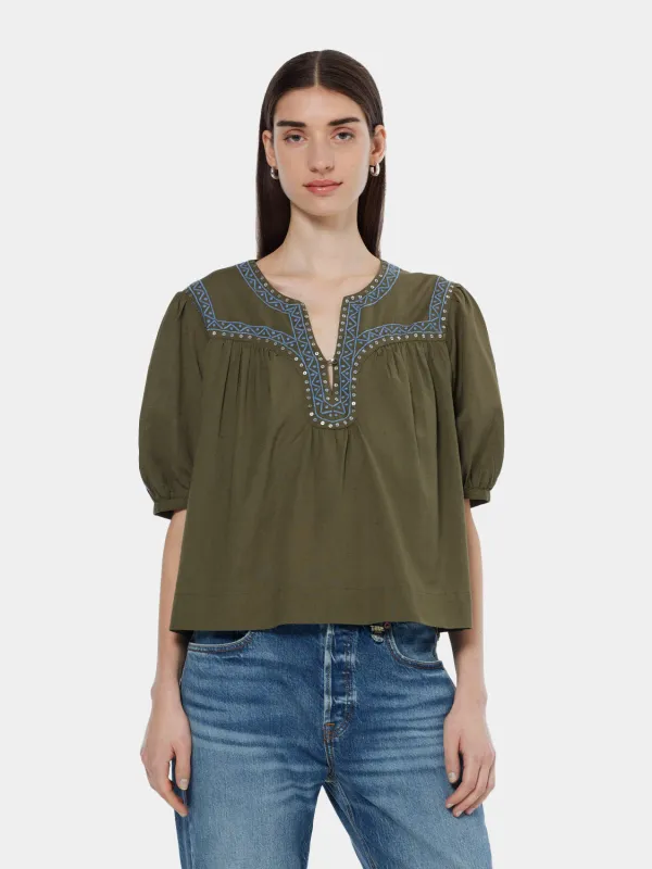 Embroidered top made by Scotch & Soda
