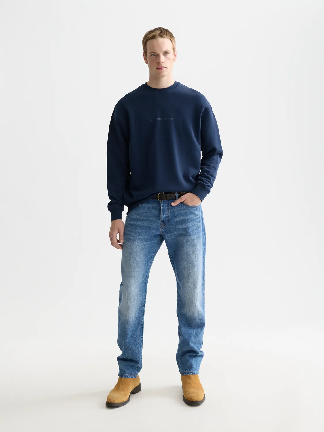 Logo sweatshirt sold by Scotch & Soda product image thumbnail 4