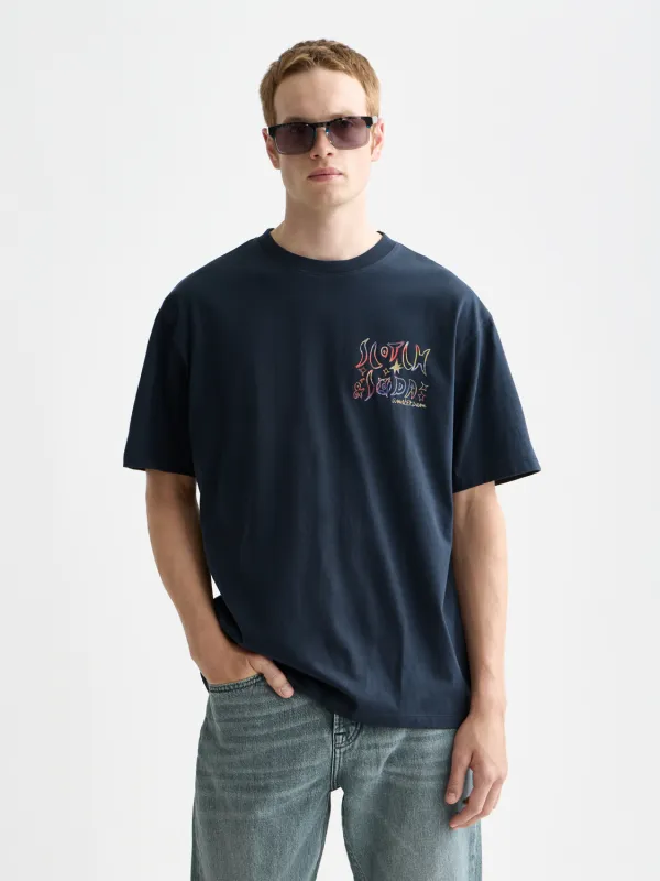 Artwork t-shirt made by Scotch & Soda