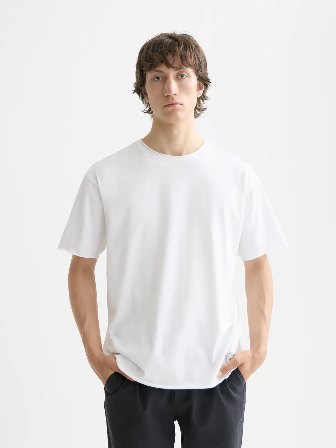 Raw-edged t-shirt sold by Scotch & Soda