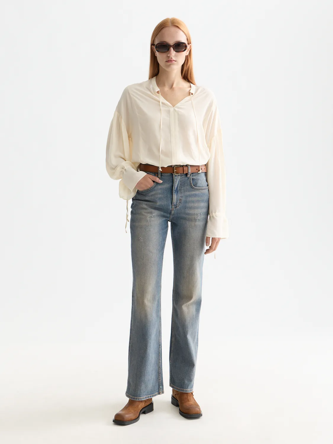 Draw string blouse sold by Scotch & Soda product image thumbnail 4