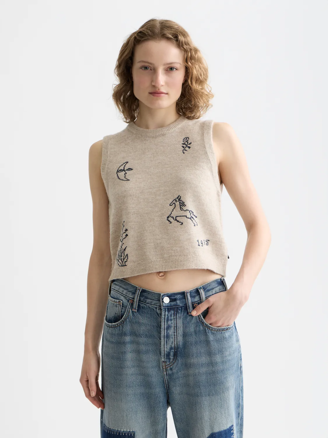 Knitted tank sold by Scotch & Soda