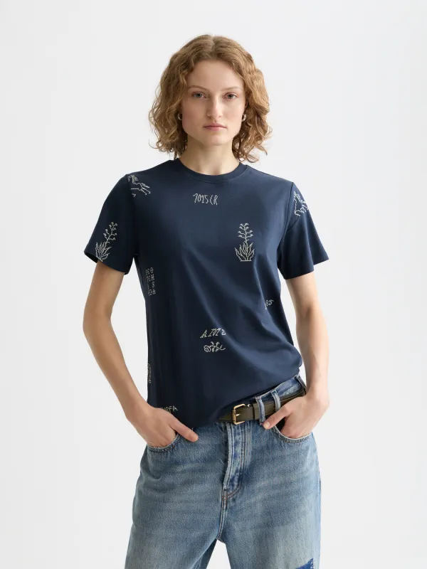 Printed t-shirt made by Scotch & Soda