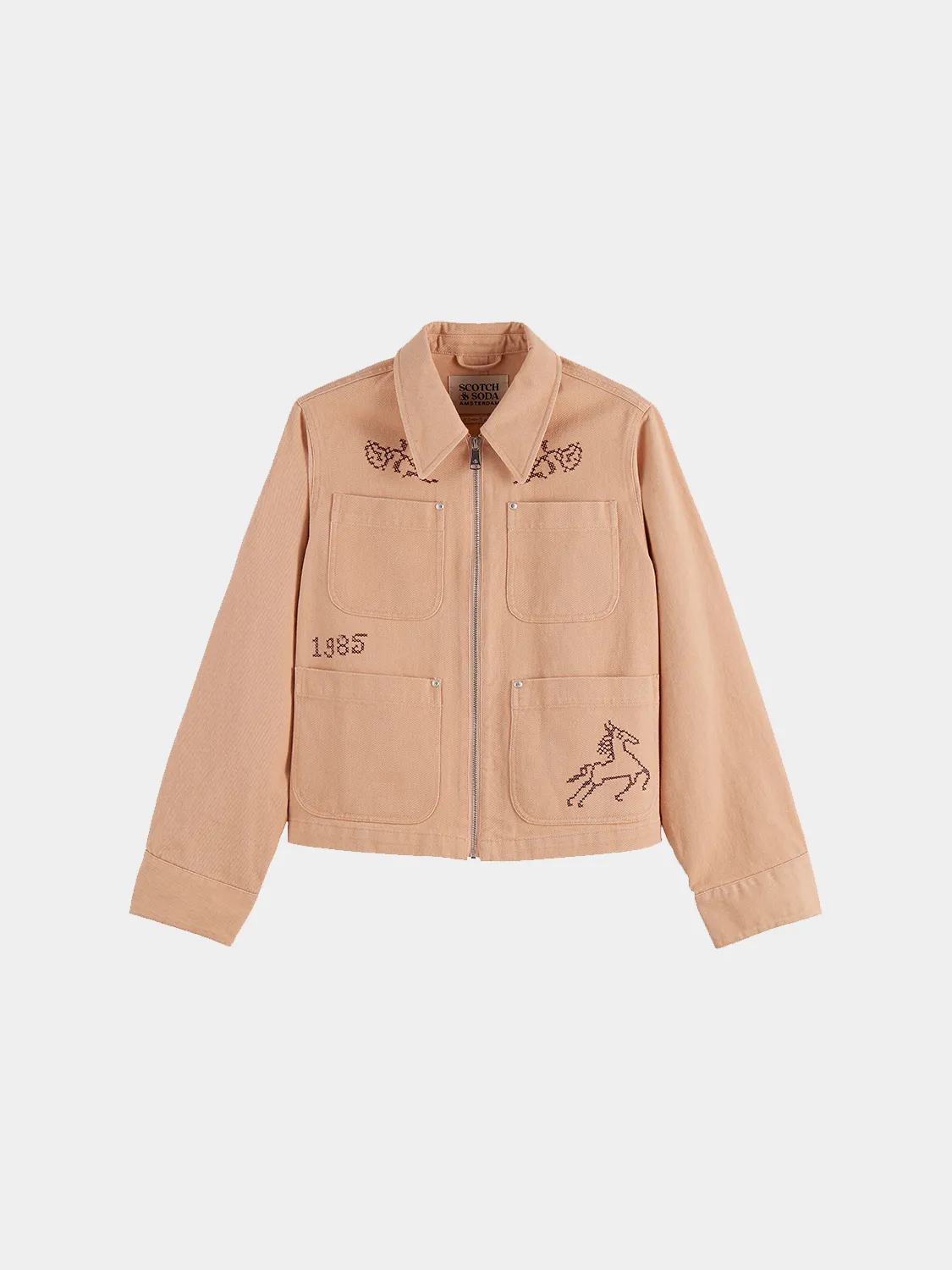 Embroidered jacket sold by Scotch & Soda product image thumbnail 2