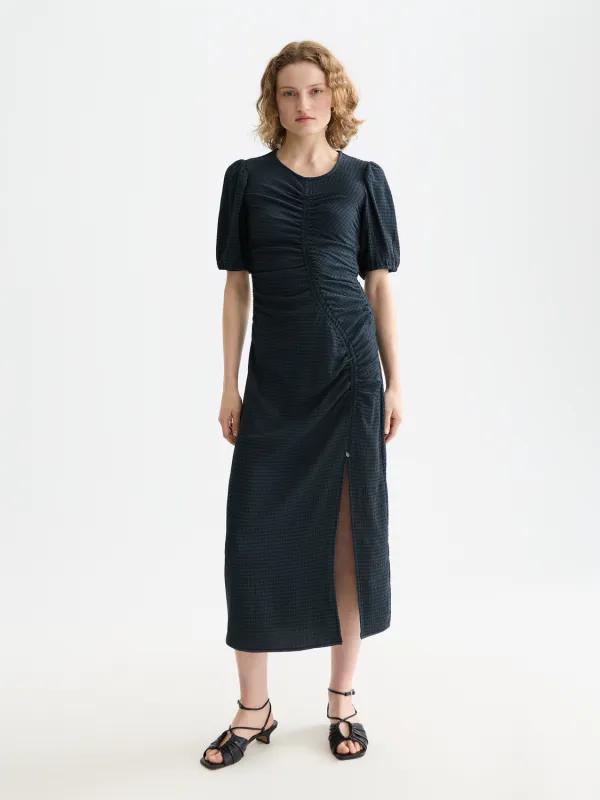 Gathered midi dress made by Scotch & Soda