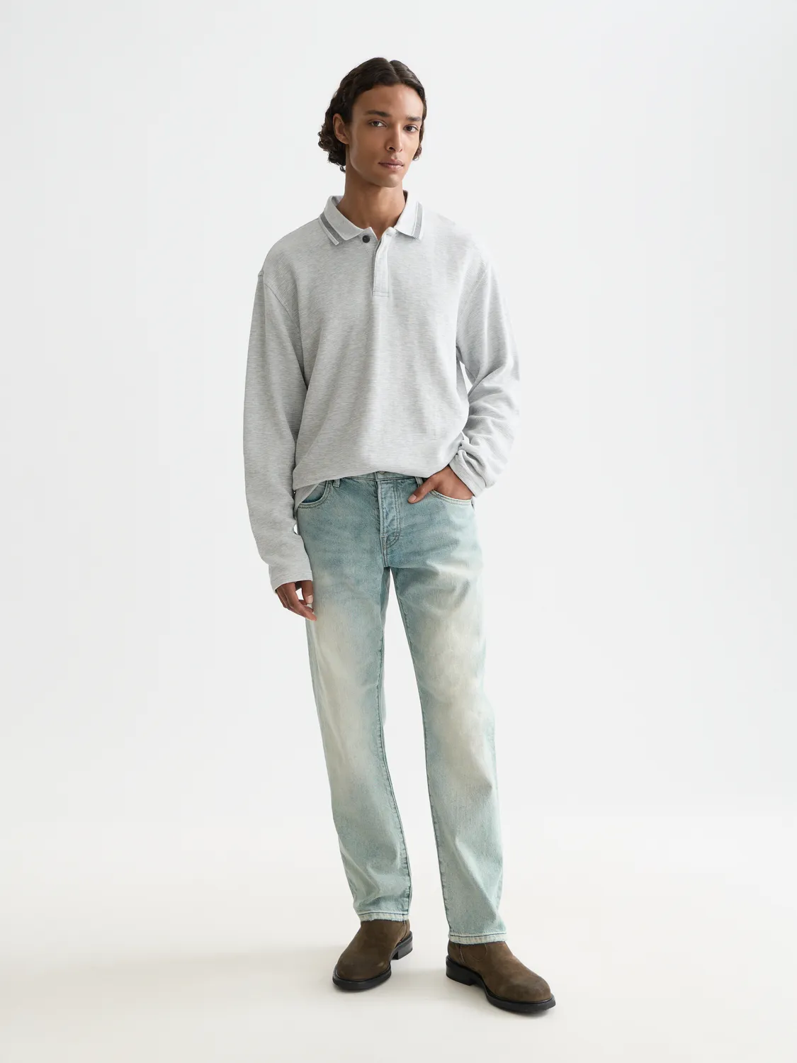 Long-sleeved polo sold by Scotch & Soda product image thumbnail 4