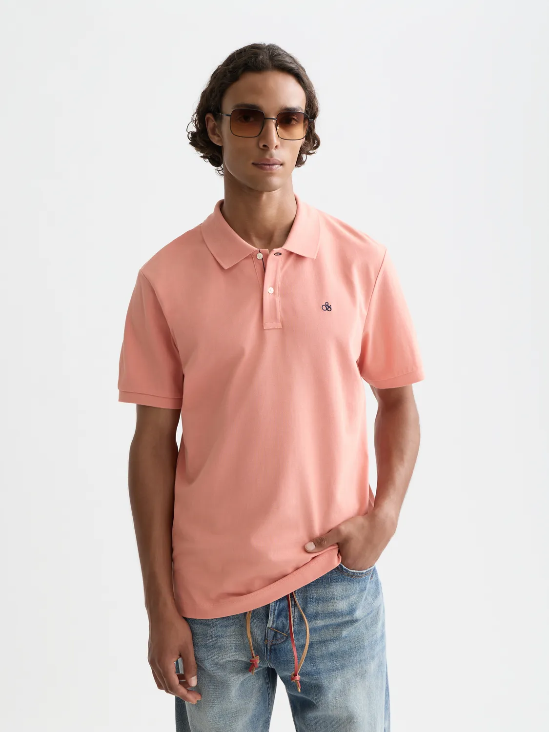 Logo pique polo sold by Scotch & Soda
