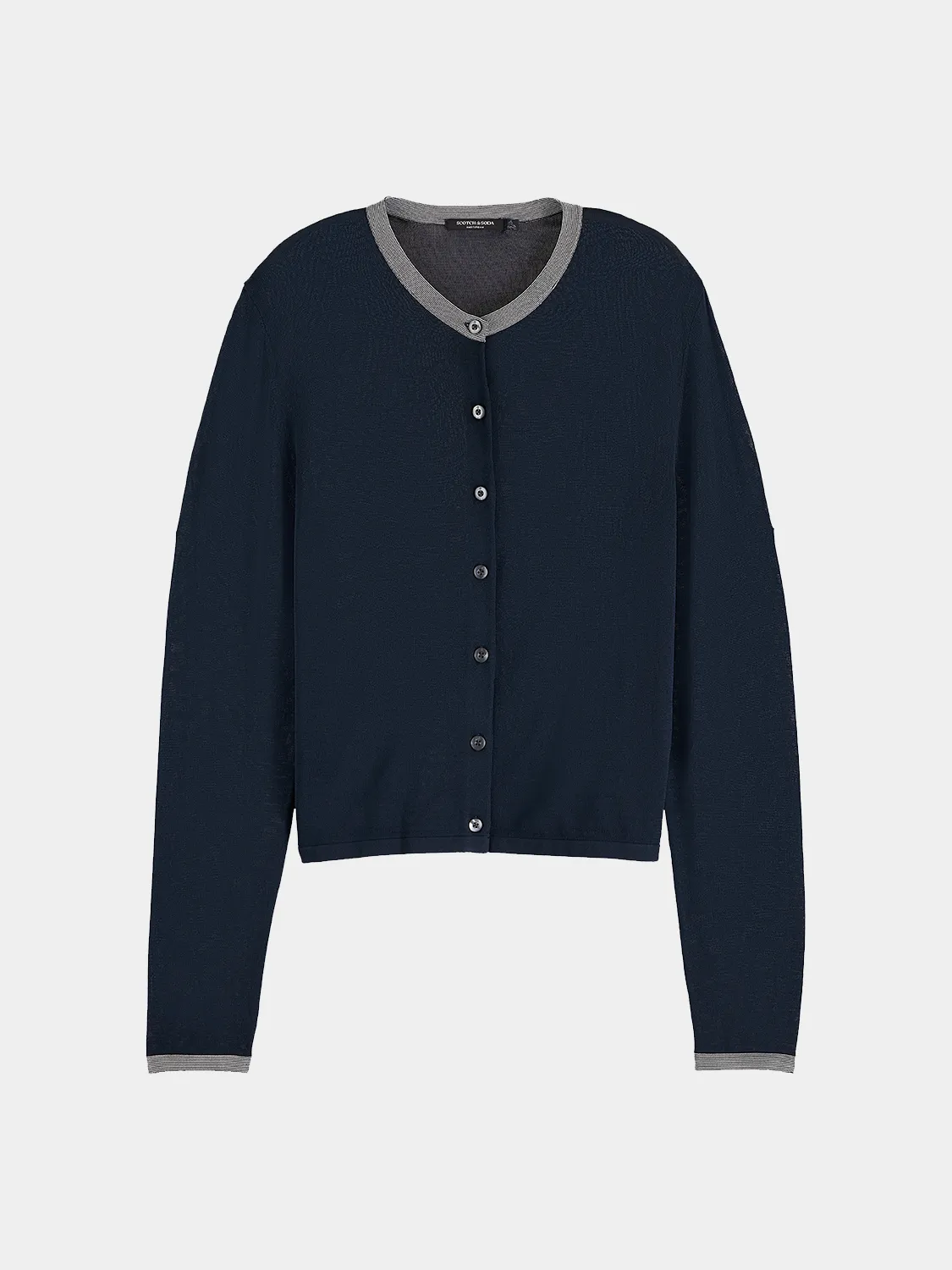 Crewneck cardigan sold by Scotch & Soda product image thumbnail 2