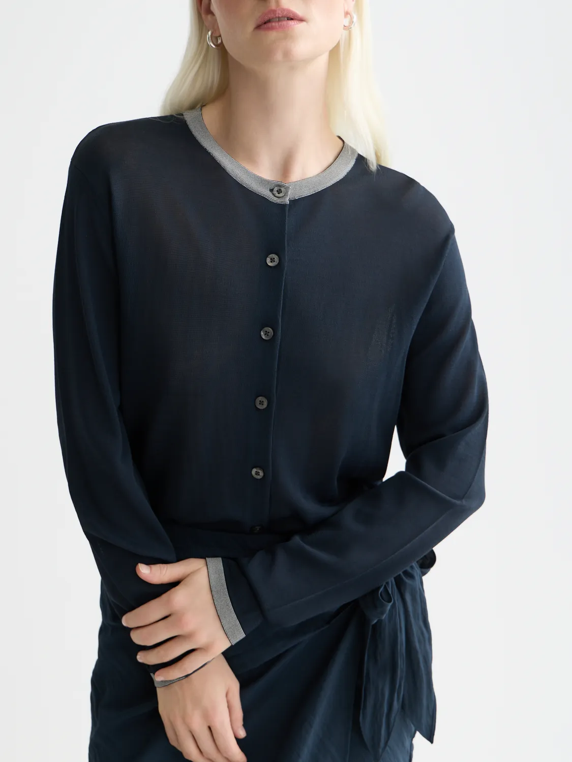 Crewneck cardigan sold by Scotch & Soda product image thumbnail 5