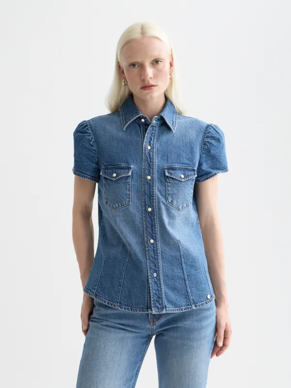 Fitted denim shirt made by Scotch & Soda