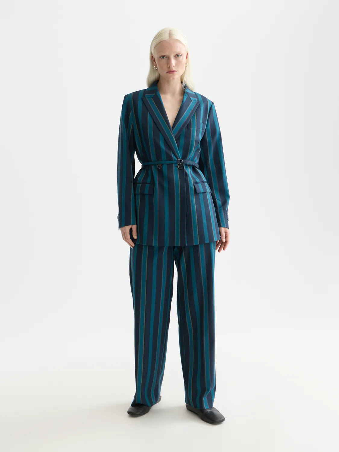 Double-breasted striped blazer sold by Scotch & Soda product image thumbnail 4