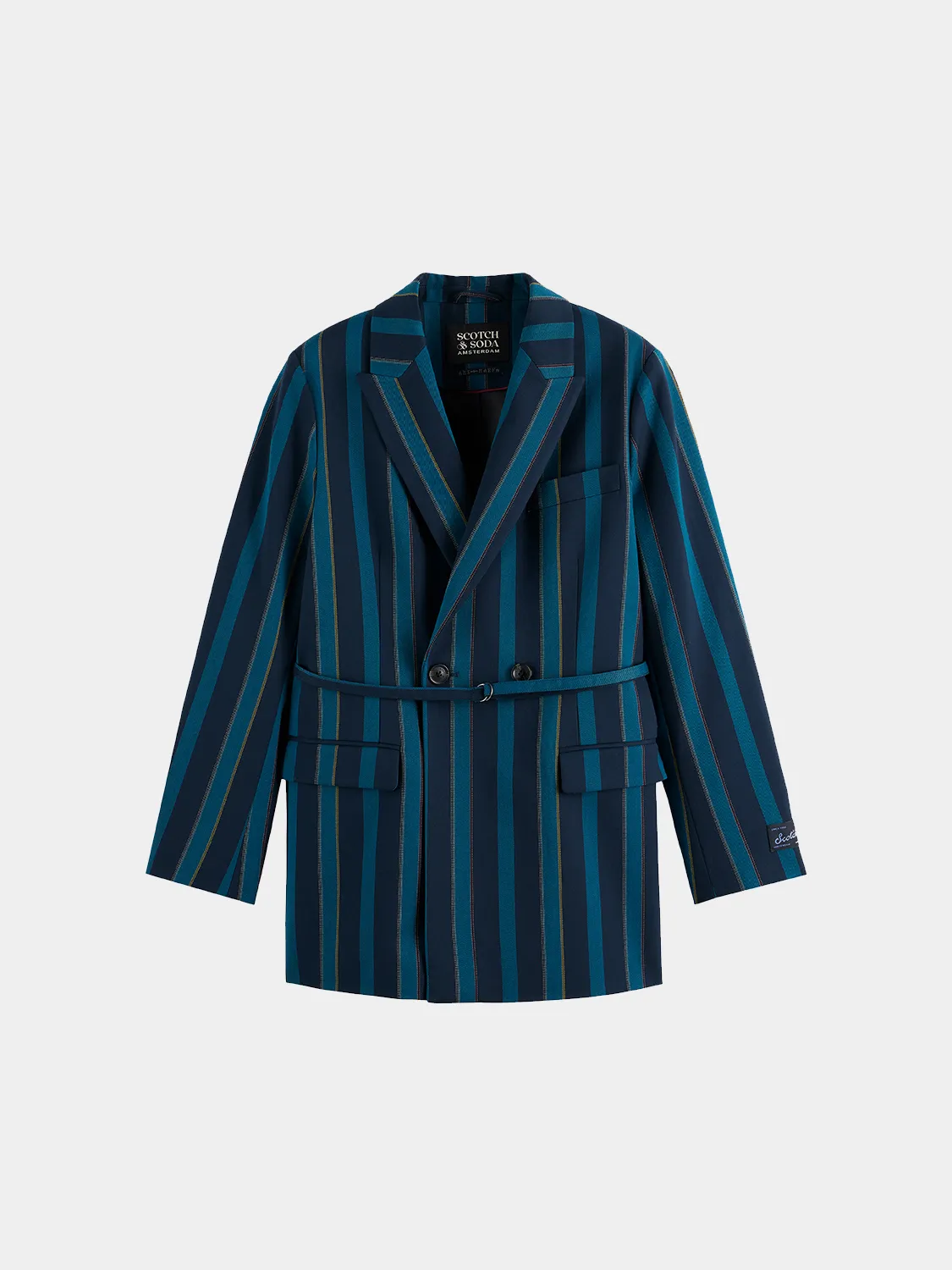 Double-breasted striped blazer sold by Scotch & Soda product image thumbnail 2