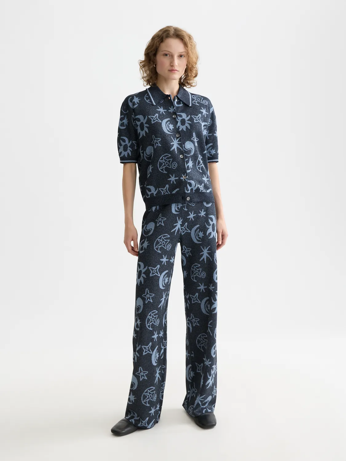 Jacquard short sleeve pullover sold by Scotch & Soda product image thumbnail 4