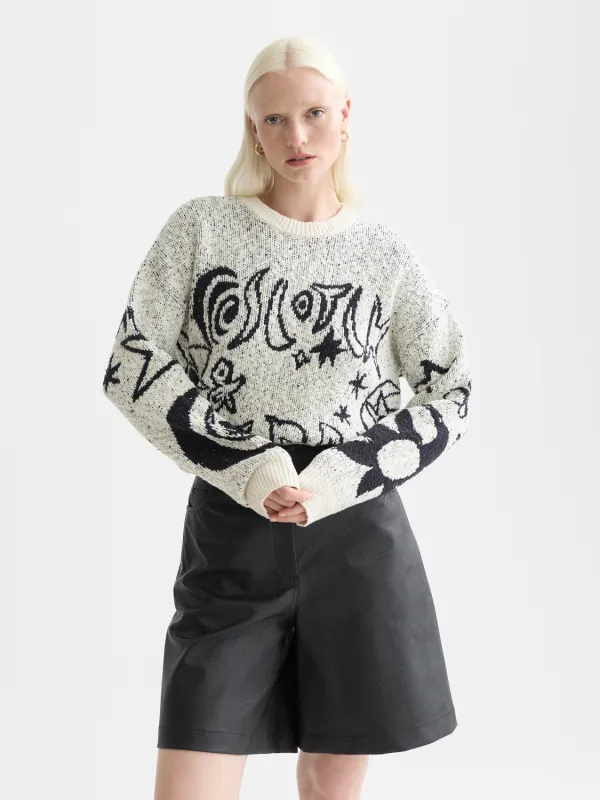 Jacquard pullover made by Scotch & Soda